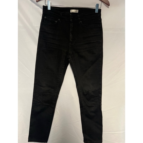 Anine Bing Black Skinny Jeans Sleek Modern Design - Picture 1 of 5